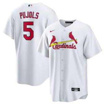 mens nike albert pujols white st louis cardinals home offic
